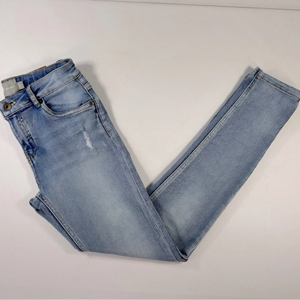 Lucky Brand Zoe Distressed Skinny Jeans Size 14 Big Girls